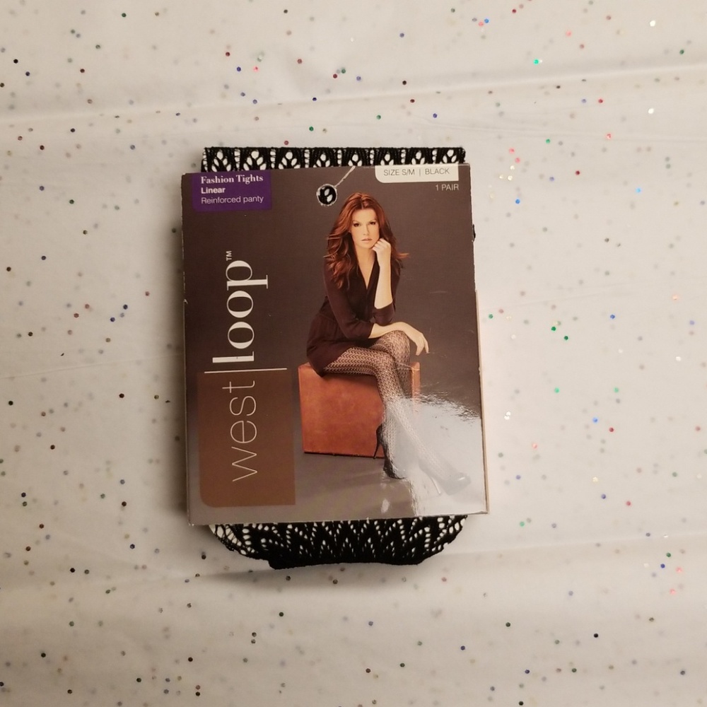 Westloop Linear Pattern Tights size small